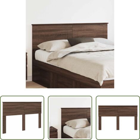 vidaXL Cabecera moderna -  Cabecero Roble Marrón 150 cm Madera contrachapada