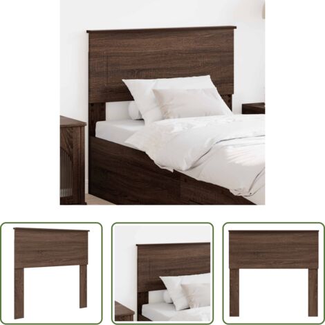 vidaXL Cabeceras modernas -  Cabecero Roble Marrón 80 cm Madera contrachapada