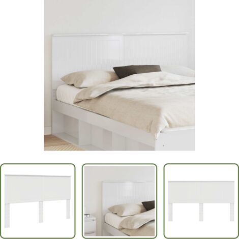 vidaXL Cabecero brillante -  Cabecero con cabecera Brillante 160 cm Madera contrachapada