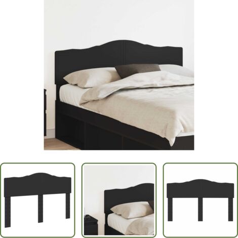 vidaXL Cabecero de madera contrachapada -  Cabecero Roble Negro 150 cm Madera contrachapada
