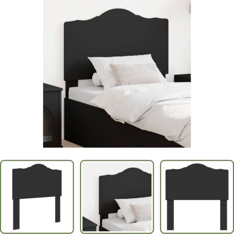 vidaXL Cabecero de roble negro -  Cabecero Roble Negro 100 cm Madera contrachapada