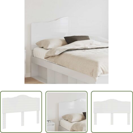 vidaXL Cabecero moderno -  Cabecero Brillante 160 cm Madera contrachapada