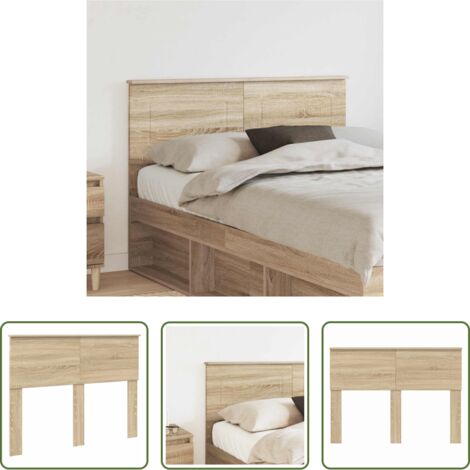 vidaXL Cabecero moderno -  Cabecero Roble Sonoma 120 cm Madera contrachapada