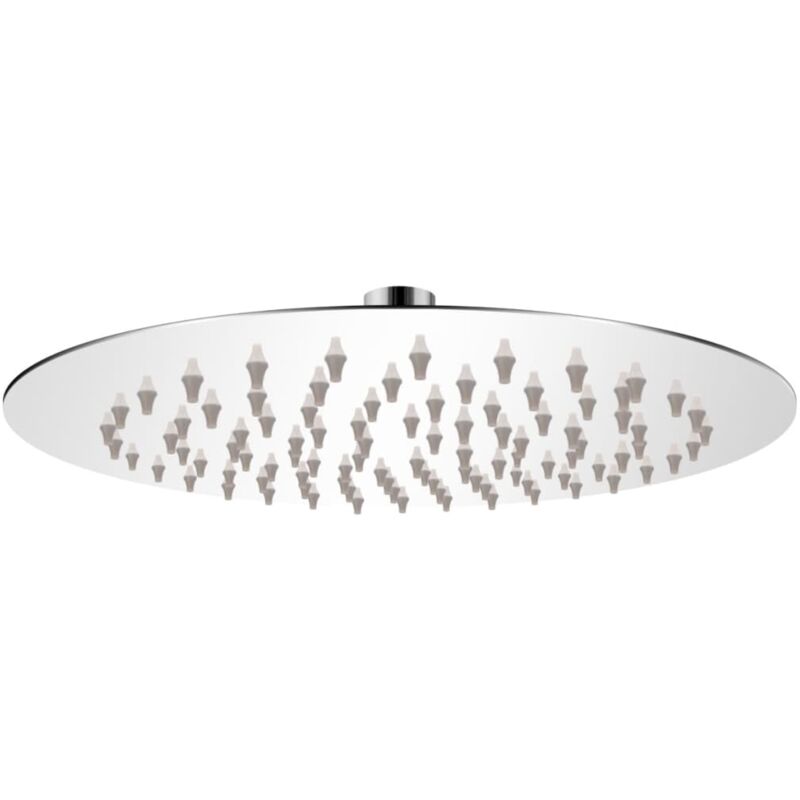 

vidaXL Cabezal de Ducha Efecto Lluvia Acero Inoxidable Redondo 20 cm - Plateado