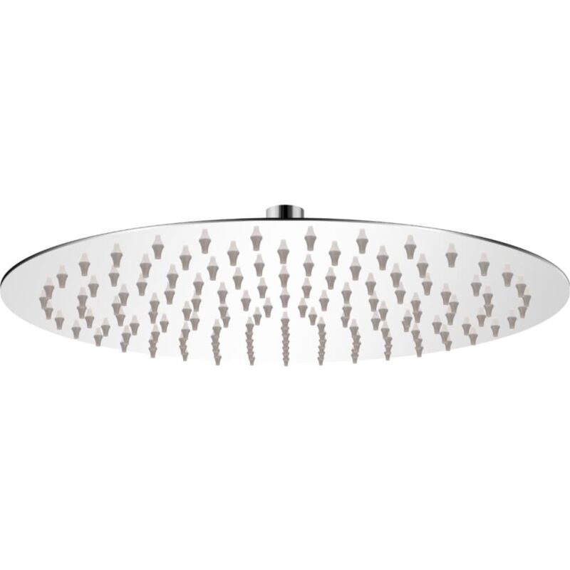 

vidaXL Cabezal de Ducha Efecto Lluvia Acero Inoxidable Redondo 30 cm - Plateado