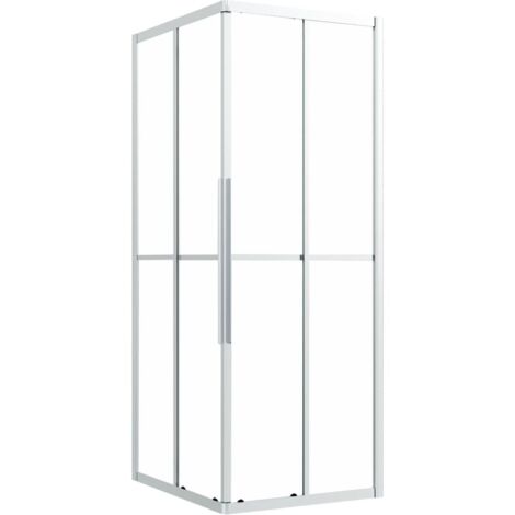 vidaXL Cabina Doccia ESG Smerigliato 90x70x180 cm