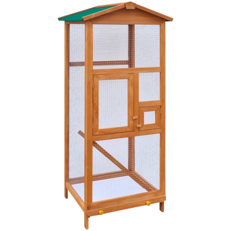 Cage à oiseaux Bois 65 x 63 x 165 cm