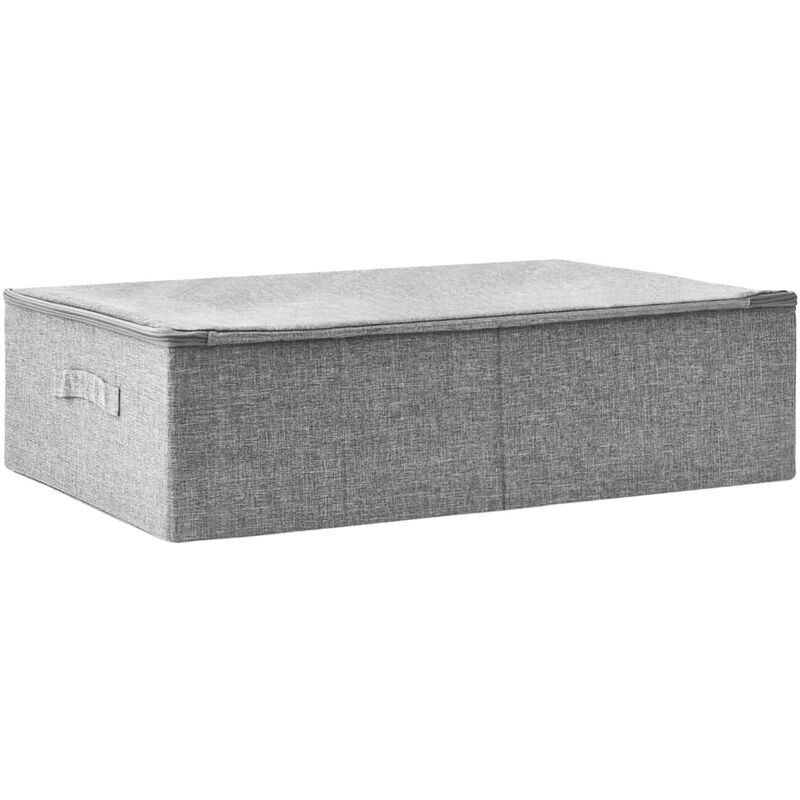 

Caja de almacenaje tela gris 70x40x18 cm - Gris - Vidaxl