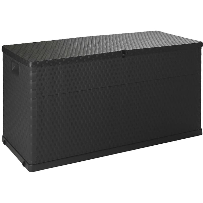 

Caja de almacenamiento de jardín gris antracita 120x56x63 cm - Antracita - Vidaxl