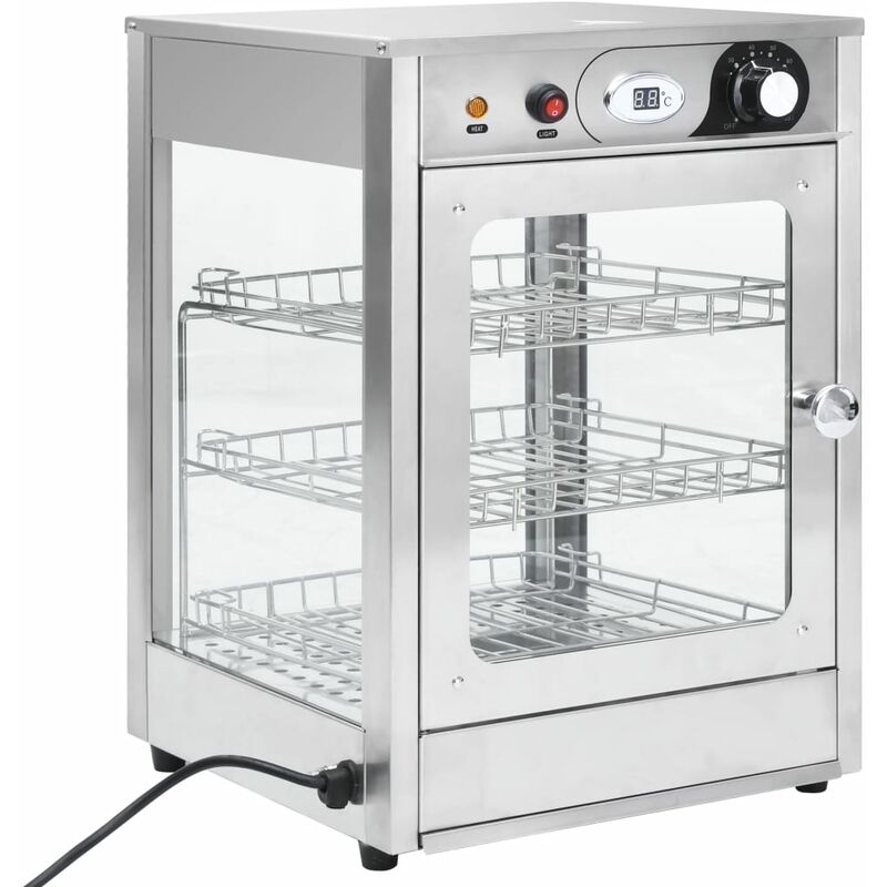 

vidaXL Calientaplatos Gastronorm eléctrico acero inoxidable 600 W - Plateado