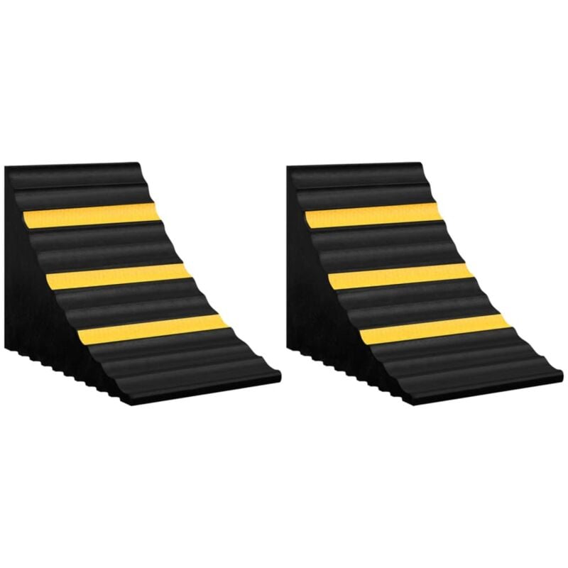

Calzos para ruedas 2 piezas goma 29x16x19 cm - Vidaxl