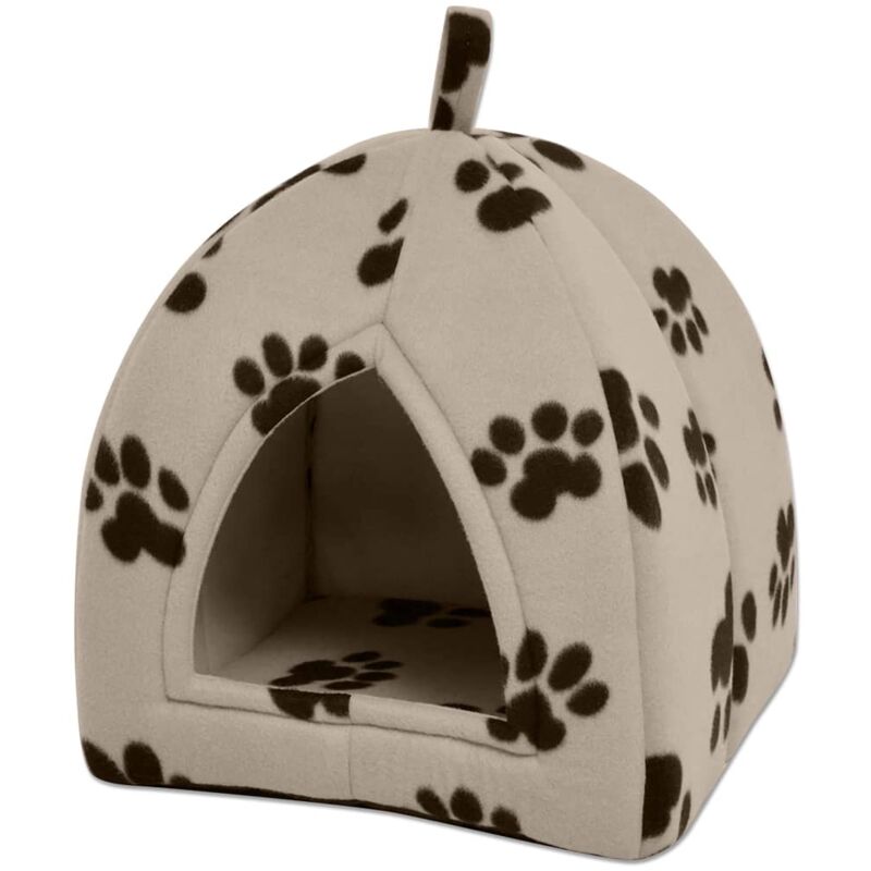 

vidaXL Cama cubo para gatos tamaño L beige - Beige
