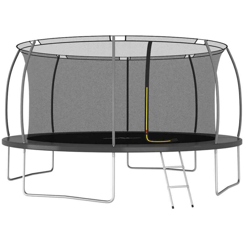 

vidaXL Cama elástica redonda 150 kg 460x80 cm