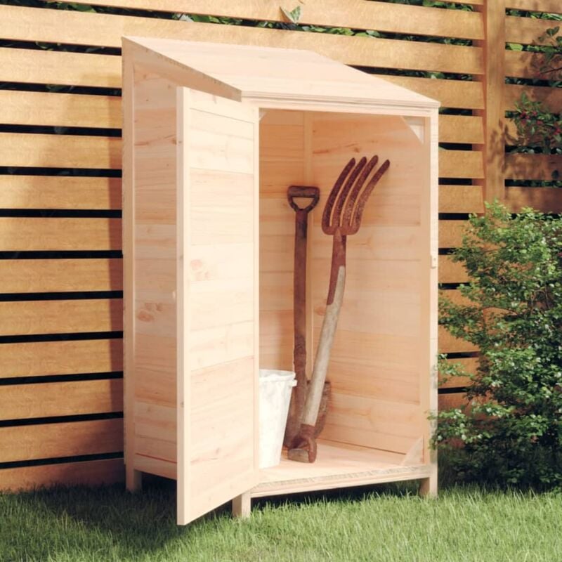 Capanno da Giardino 55x52x112 cm in Legno Massello di Abete Vidaxl 6946