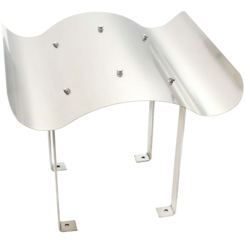 Vidaxl - Capot de cheminée Acier inoxydable Argenté