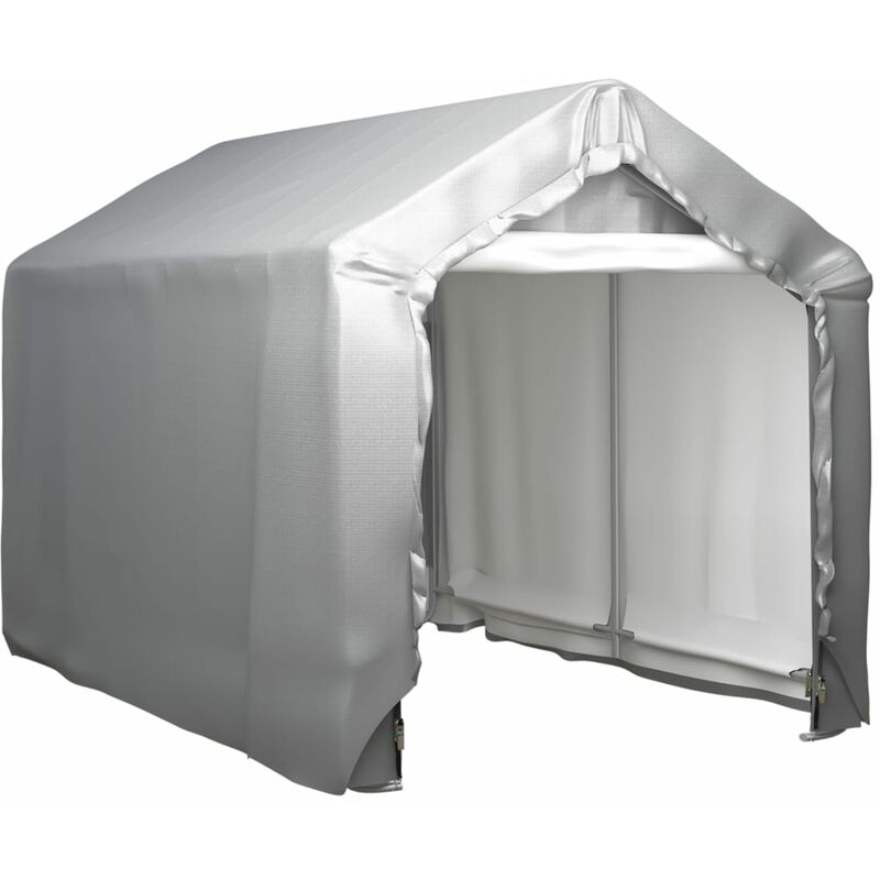 

Carpa de almacenamiento acero gris 180x300 cm - Gris - Vidaxl