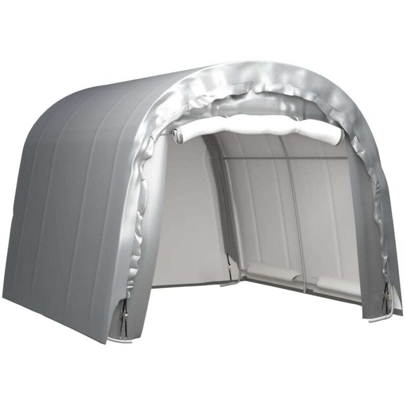 

Vidaxl - Carpa de almacenamiento acero gris 300x300 cm - Gris