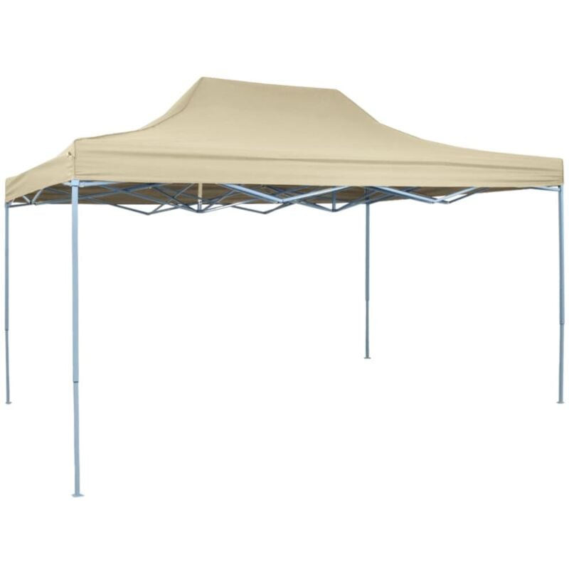 

Carpa pleglable Pop-up 3x4,5 m blanco crema - Blanco - Vidaxl