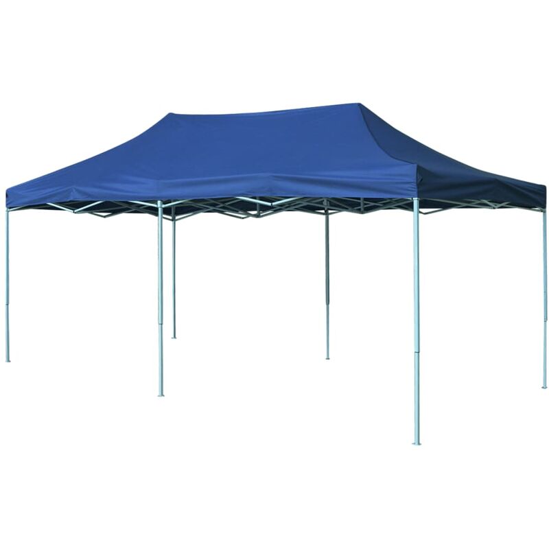 

Carpa de Fiesta de Jardín Plegable Pop-Up Cenador Acero Tela 3x6 m Azul - Azul - Vidaxl