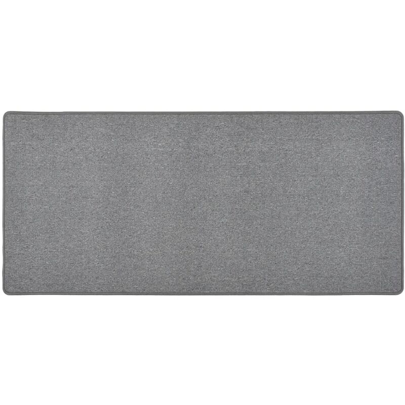 Carpet Runner Dark Grey 80x150 cm - Grey - Vidaxl
