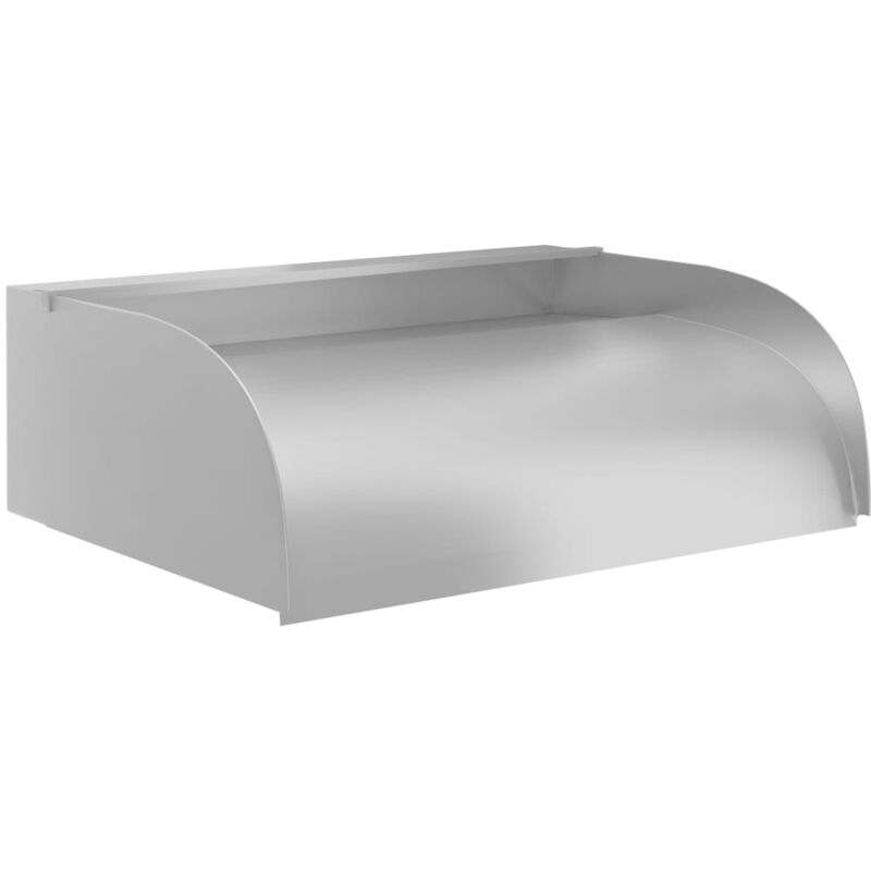 

vidaXL Cascada de jardín con LEDs acero inoxidable 304 45x34x14 cm - Plateado