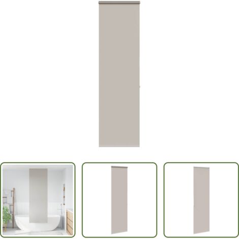 vidaXL Casete para ducha -  Estor enrollable para ducha con casete 70x240cm tela ancho 66cm