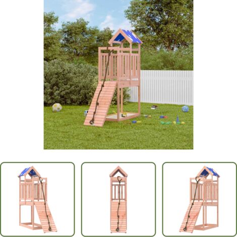 vidaXL Casetta da giardino -  Set da Gioco da Esterno in Legno Massello di Douglas
