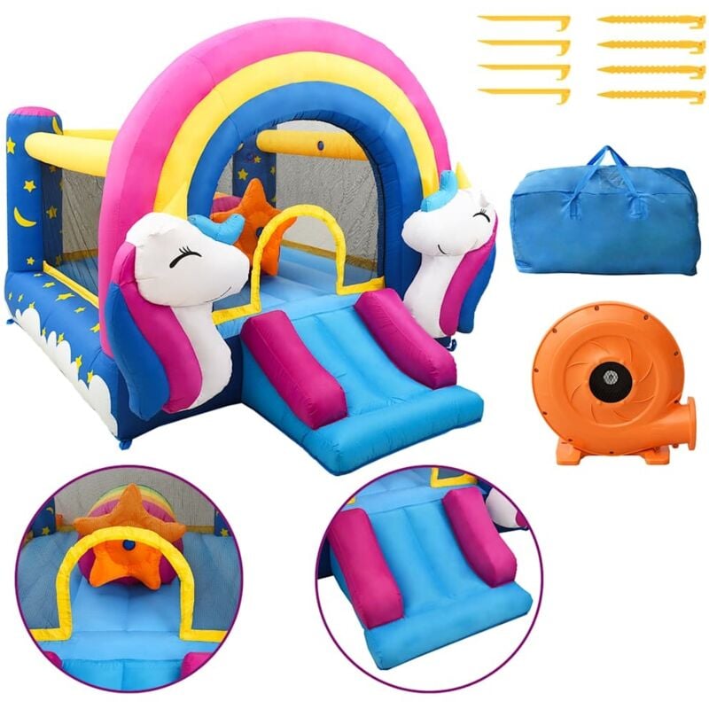 

Happy Hop Castillo hinchable con tobogán Happy Hop PVC 335x265x215 cm - Multicolor
