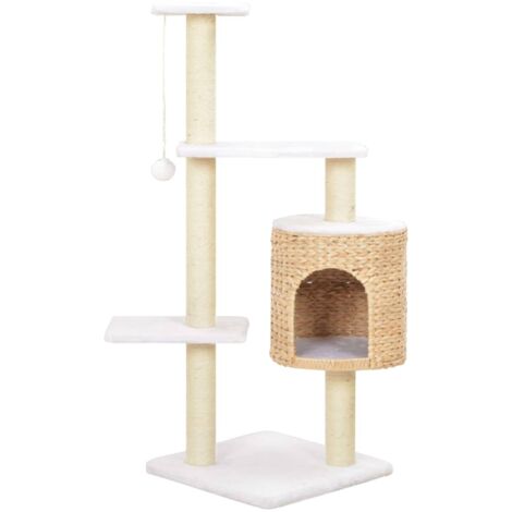 vidaXL Cat Tree with Sisal Scratching Post Seagrass