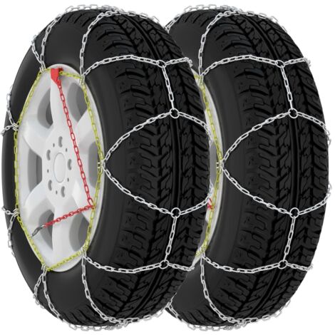 vidaXL Catene da Neve per Pneumatici 2 pz 16 mm SUV 4x4 Misura 400