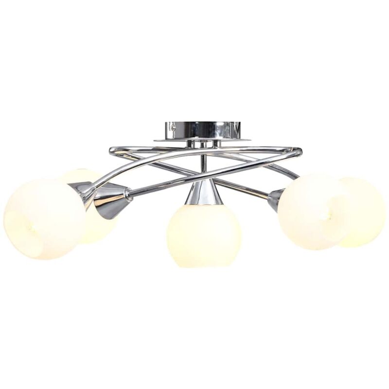 Image of Ceiling Lamp with Ceramic Shades for&hellip;