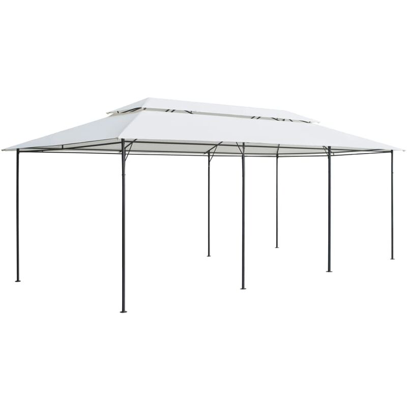 

Cenador 600x298x270 cm Blanco - Blanco - Vidaxl