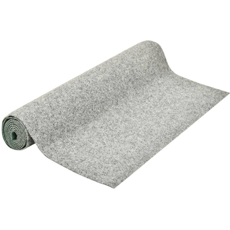 

vidaXL Césped artificial con tacos 20x1,33 m gris - Gris