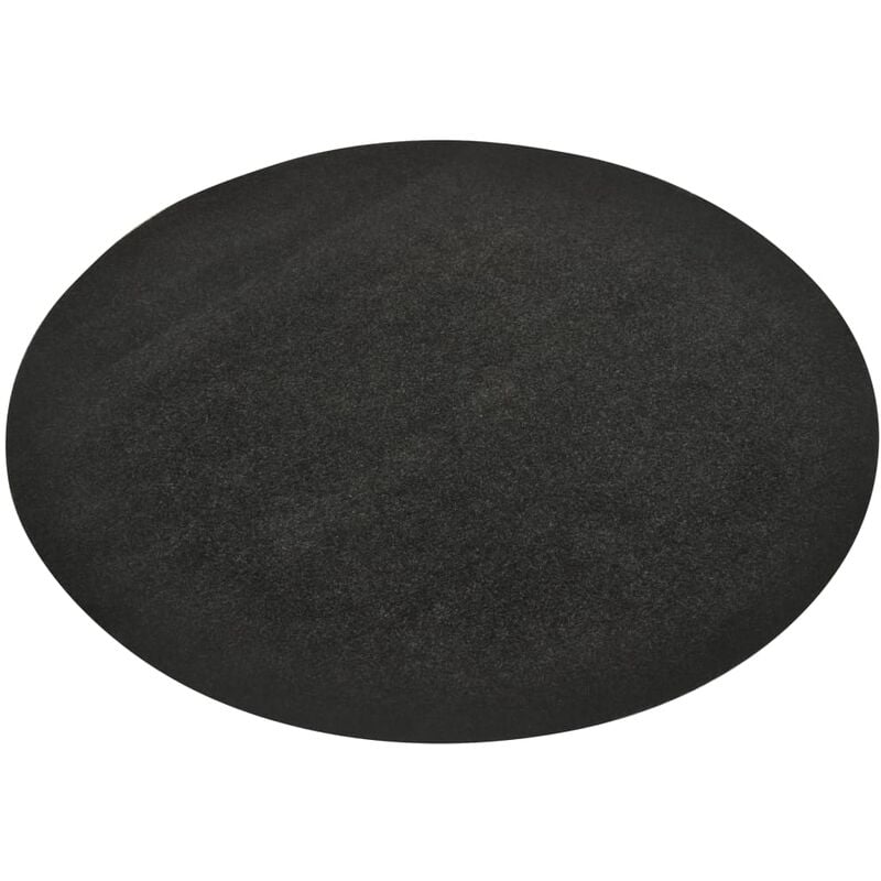 

Césped artificial con tacos redondo Ø95 cm gris antracita - Antracita - Vidaxl