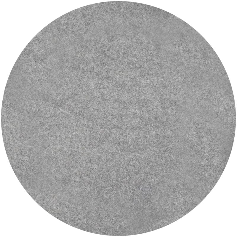 

Césped artificial con tacos redondo gris Ø170 cm - Gris - Vidaxl