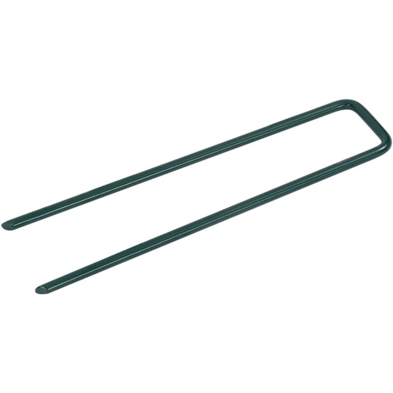 

Clavos para césped artificial 50 piezas de hierro forma de U - Vidaxl