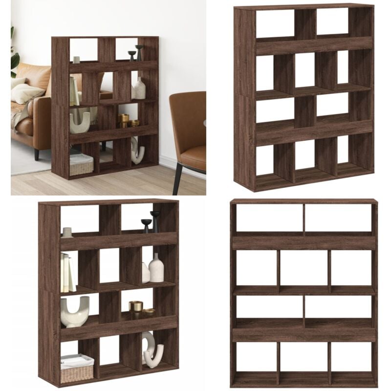 Vidaxl - Cloison de séparation chêne marron bois d'ingénierie