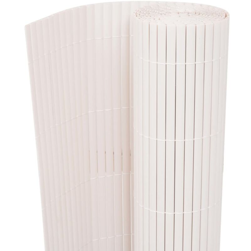 Vidaxl - Clôture de jardin Double face 90 x 300 cm Blanc