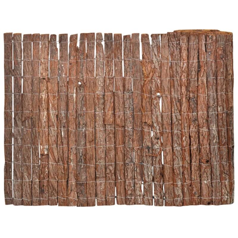 Clôture Écorce 1000x70 cm Vidaxl