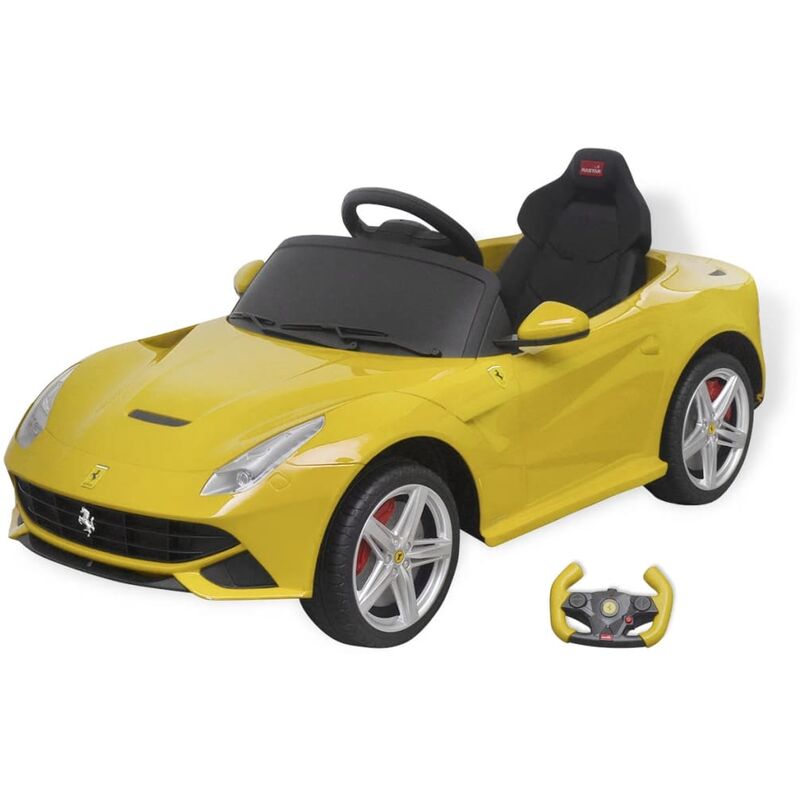 

vidaXL coche correpasillos Ferrari F12 amarillo 6 V control remoto - Amarillo