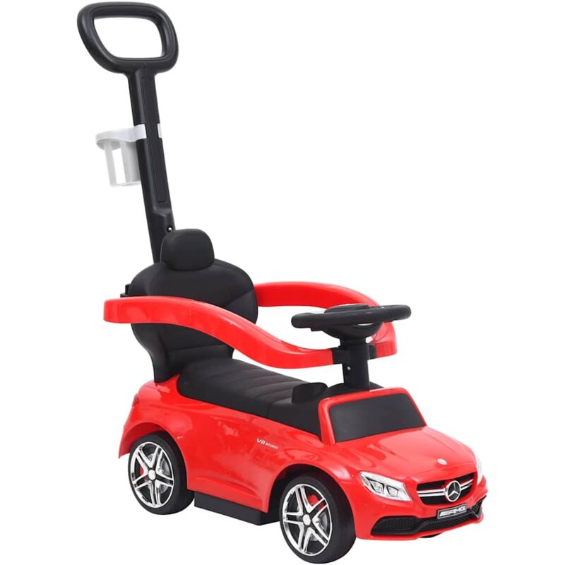 

vidaXL Coche de empuje para niños Mercedes Benz C63 rojo - Rojo