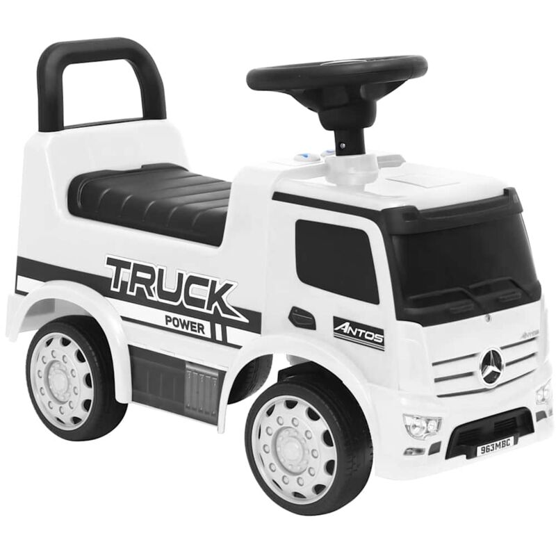 

vidaXL Coche para niños Mercedes Benz Truck blanco - Blanco