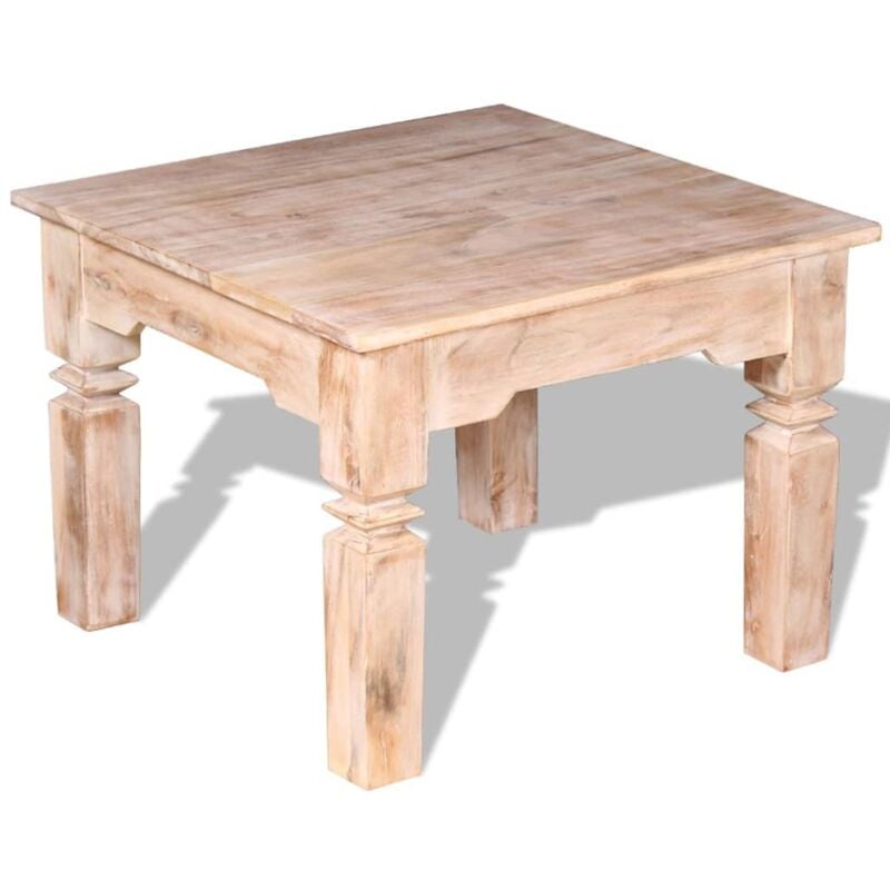 Coffee Table Acacia Wood 60x60x45 cm Vidaxl