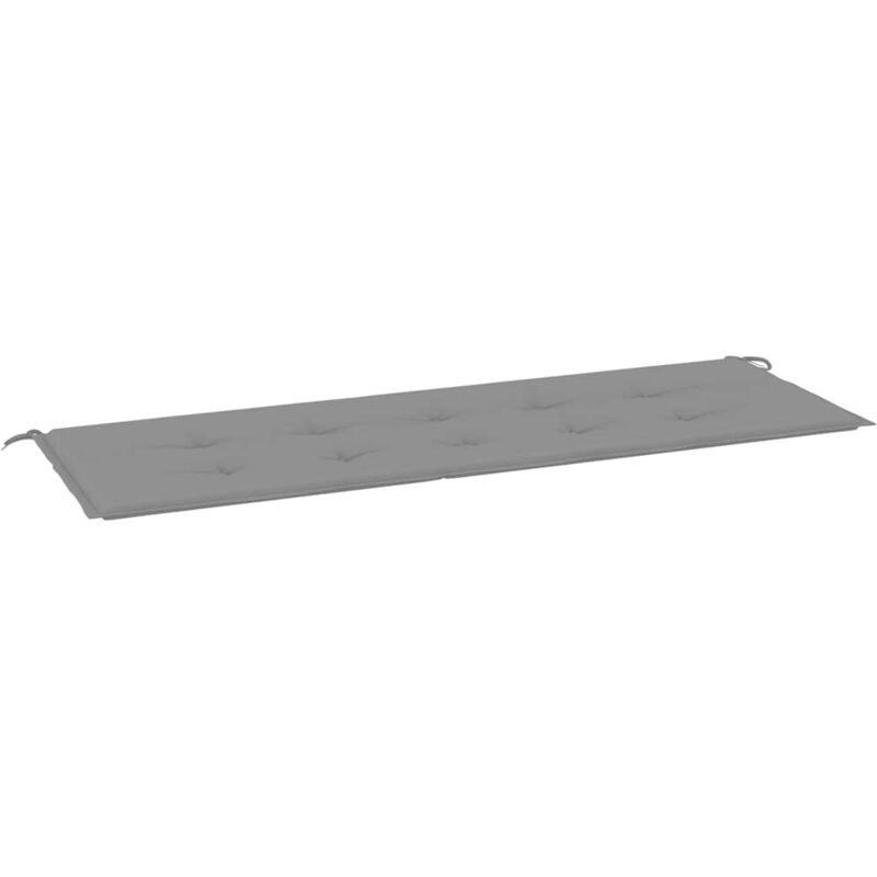 

Cojín de banco de jardín gris 150x50x4 cm - Gris - Vidaxl