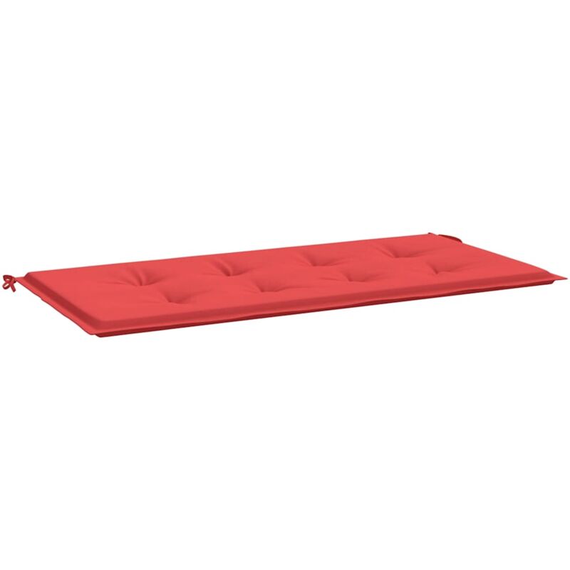 

Cojín de banco de jardín rojo 120x50x4 cm - Rojo - Vidaxl