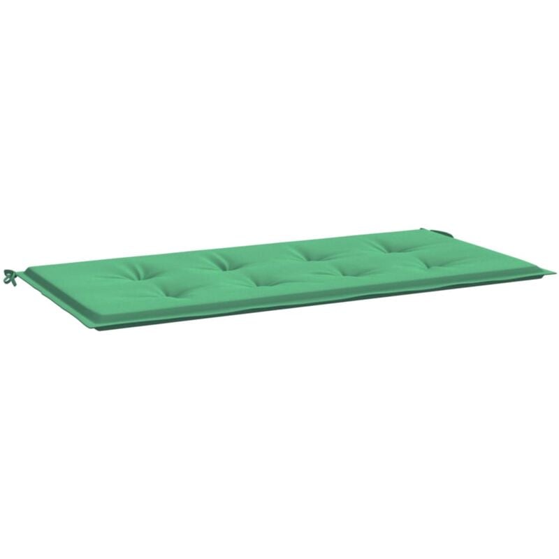 

vidaXL Cojín de banco de jardín verde 100x50x4 cm - Verde