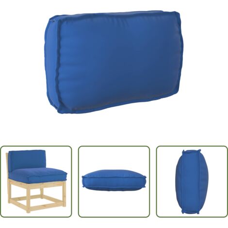 vidaXL Cojín impermeable -  Cojín Azul Royal 70 x 40 x 12 cm Tela Oxford