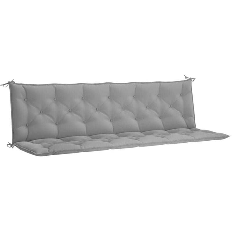 

Cojín para balancín tela gris 200 cm - Gris - Vidaxl