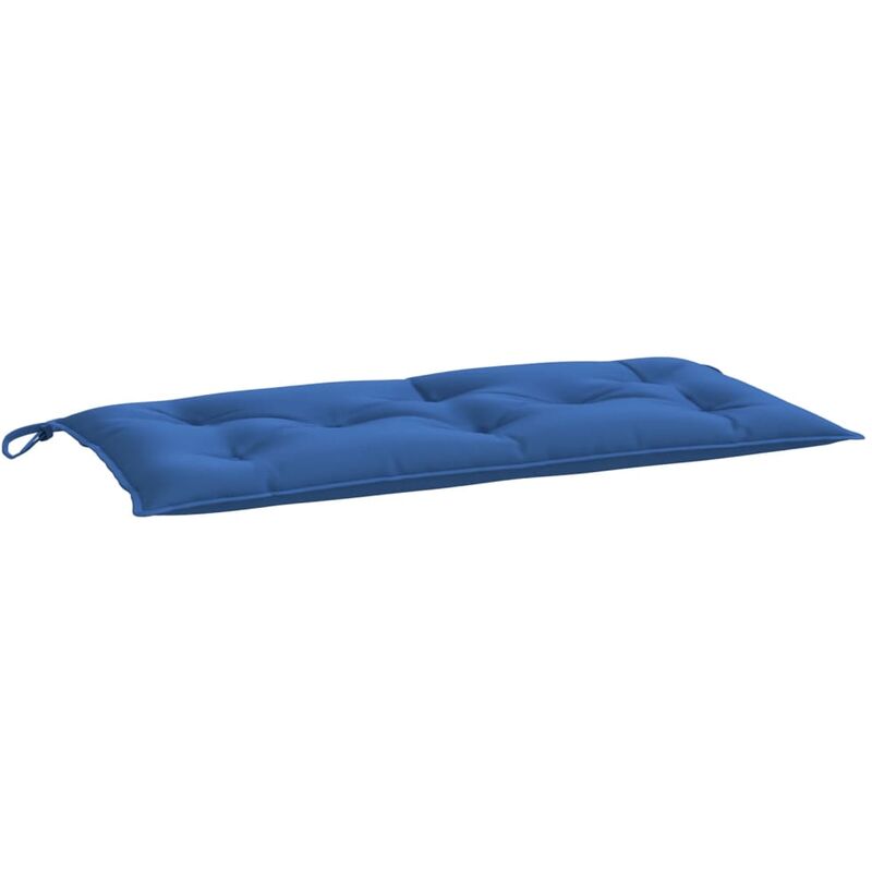 

vidaXL Cojín para banco de jardín tela azul 100x50x7 cm - Azul