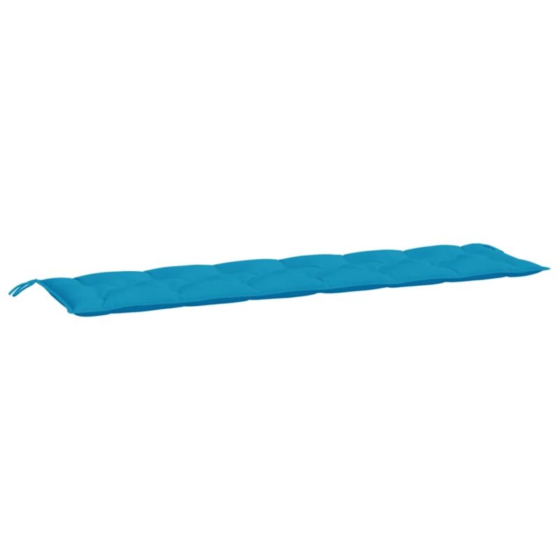 

vidaXL Cojín para banco de jardín tela azul claro 200x50x7 cm - Azul